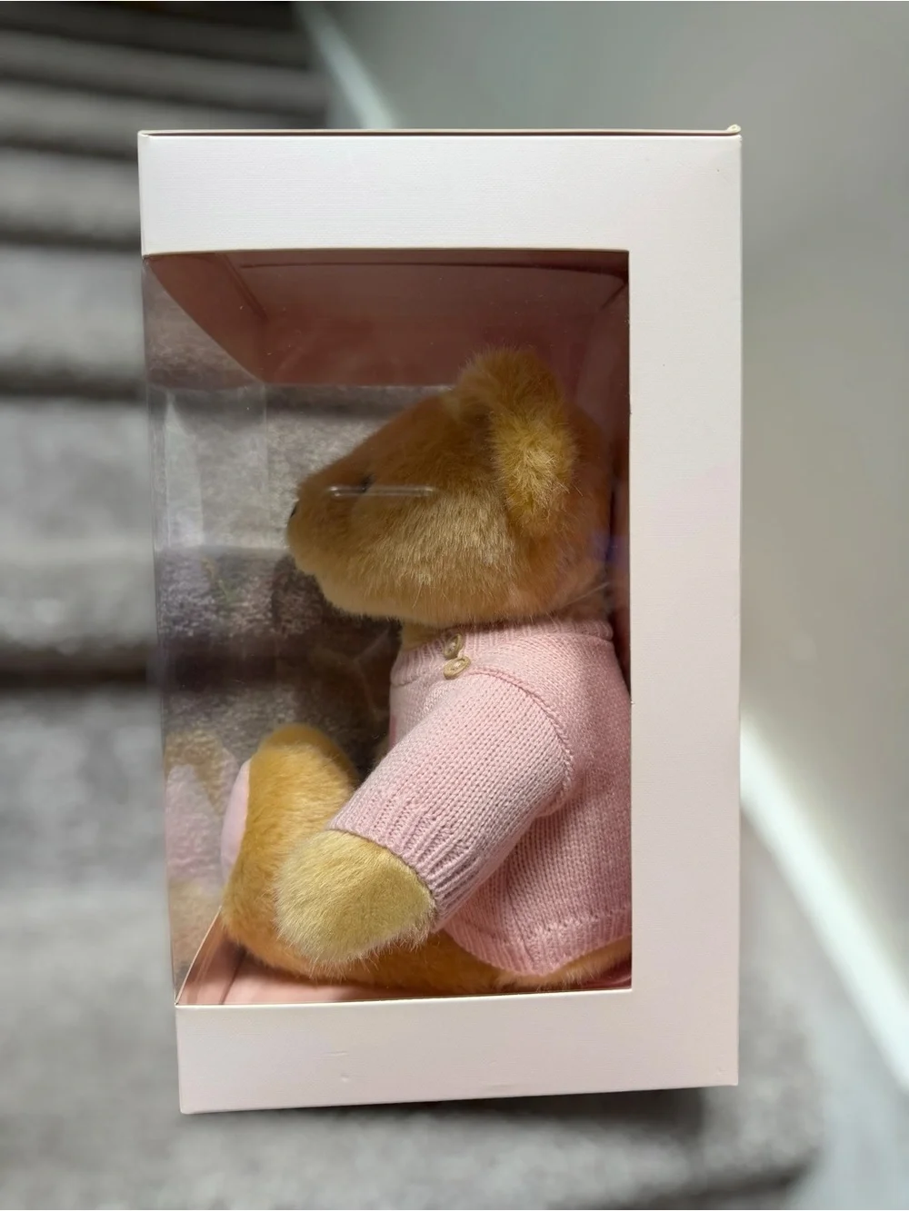 Ralph Lauren Romance Bear Plush Teddy Pink RL Sweater New in Box Limited Edition